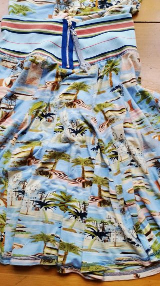Conjunto Derhy estampado tropical