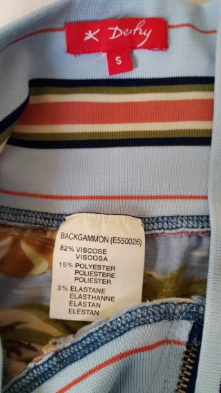 Conjunto Derhy estampado tropical