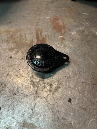 Claxon Moto 6V Negro