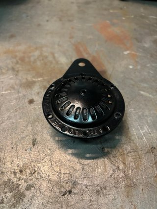 Claxon Moto 6V Negro