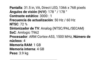Xiaomi Mi TV 4A 32 Smart TV Modelo L32M5