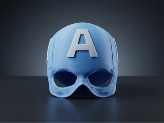 Casco Capitán América Marvel