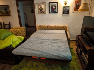 Sofá Cama Cruces Tela