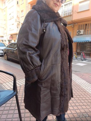 Abrigo largo mujer