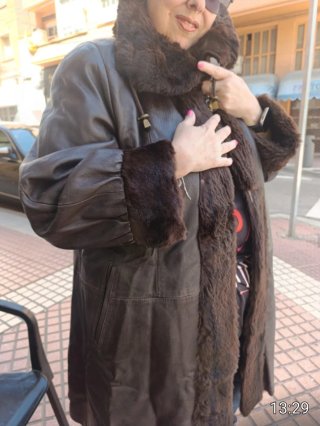 Abrigo largo mujer