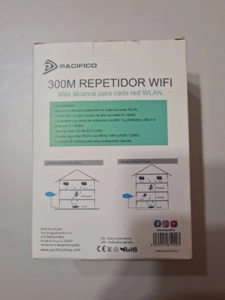 Repetidor WiFi 300M PACIFICO NP-F1220 - NUEVO