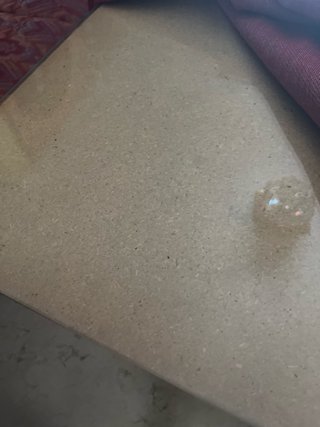 Mesa de camilla grande regalo cristal y tela