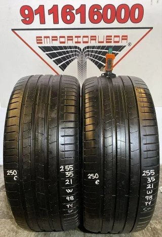 255 35 21 W PIRELLI RUEDA AL 90% DE VIDA UTIL