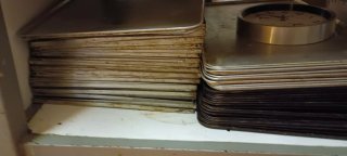 Bandejas industrial para horno