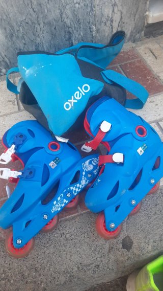 Patines Oxelo Ajustables Azul Talla 34-36