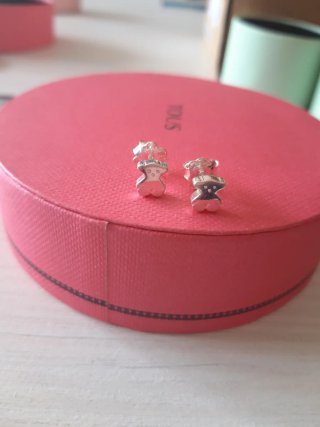 Pendientes Tous Osito Plata