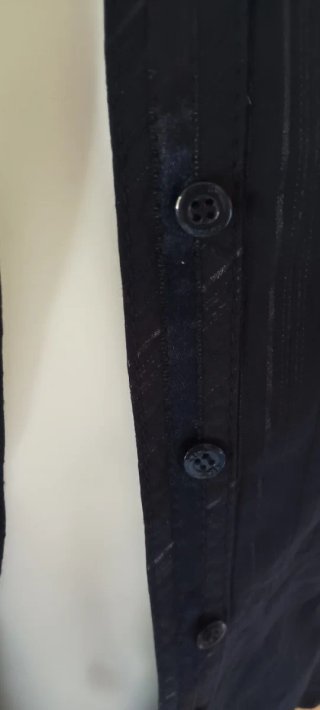 Camicia donna blu. Taglia L. Cotone e poliestere
