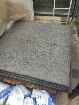 12 Losetas de caucho ( suelo ) para gimnasio