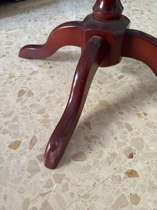 Perchero pie de madera caoba 1,67m