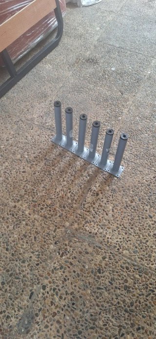 Somier de lamas 105x190 con 6 patas