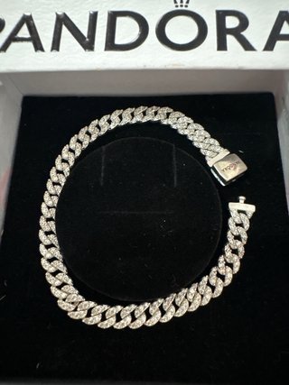 Pulsera Pandora Plata con Circonitas