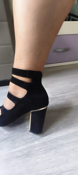 Sandalias negras talla 38