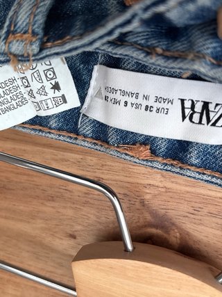 Pantalón corto vaquero Zara mujer