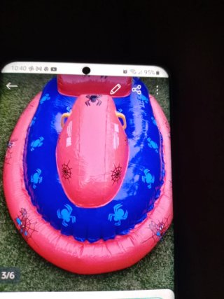 Moto Hinchable Spiderman