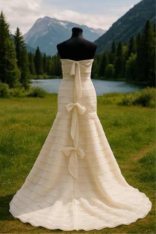 Vestido de Novia Beige/Blanco