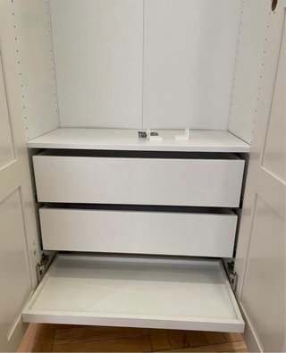 Armario Blanco IKEA 75x38x200