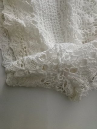 Pantaloncini donna pizzo bianco