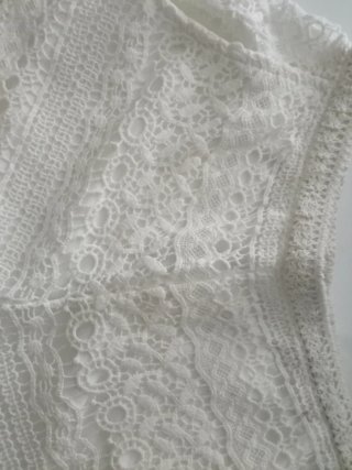 Pantaloncini donna pizzo bianco