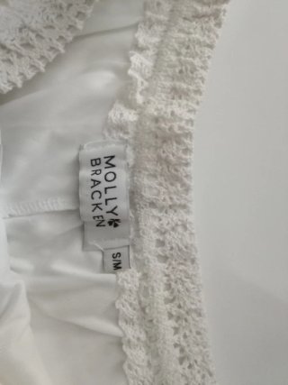 Pantaloncini donna pizzo bianco