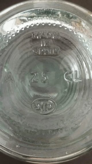 Juego Vinagreras de vidrio