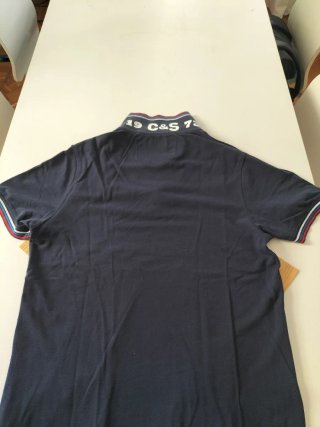 Polo Cotton & Silk Azul Talla m