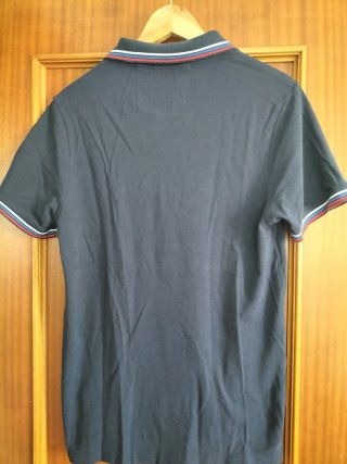 Polo Cotton & Silk Azul Talla m
