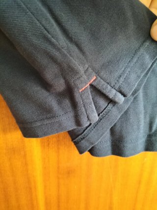 Polo Cotton & Silk Azul Talla m