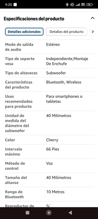 Altavoz Bluetooth Rojo