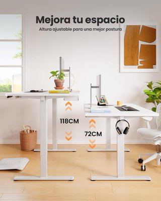 Escritorio Elevable 140x80 cm