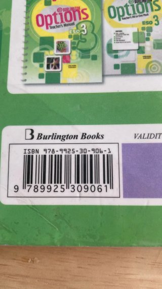 Libro inglés Burlington Options 3° ESO  Students B