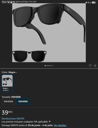 Ray-Ban Meta Wayfarer Transitions + 2 Lentes
