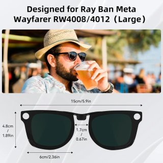 Ray-Ban Meta Wayfarer Transitions + 2 Lentes