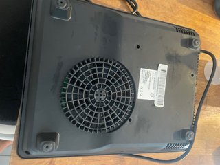 Placa vitrocerámica eléctrica 1 fuego