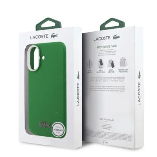 Funda Lacoste Premium iPhone 17  Estragon Green