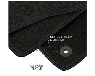 Nuevo, 4x Alfombrillas para Citroen C3/DS3