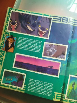 Álbum cromos El Rey León Panini