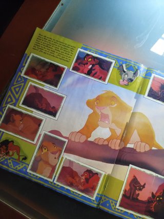 Álbum cromos El Rey León Panini