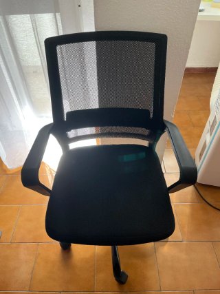 Silla de escritorio negra