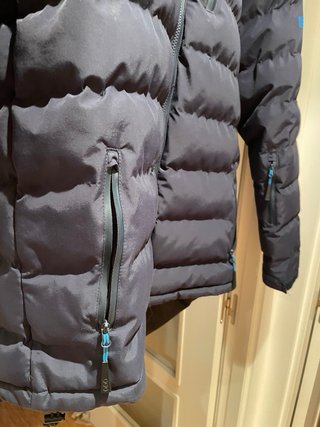 Abrigo de nieve ECOON negro y azul