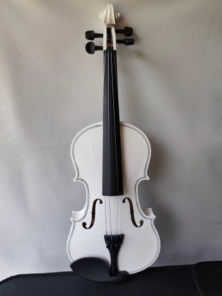 Violín 4/4 blanco con estuche y arco - Nuevo