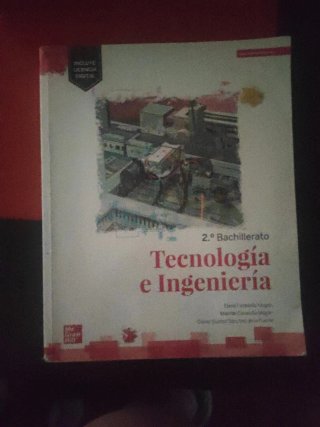 Tecnología e ingeniería, 2 bachillerato