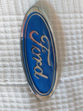 2 Emblemas Ford Azul Claro