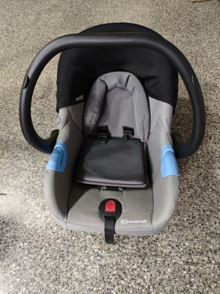 Carrito y Silla Coche Bebé Kinderkraft Gris