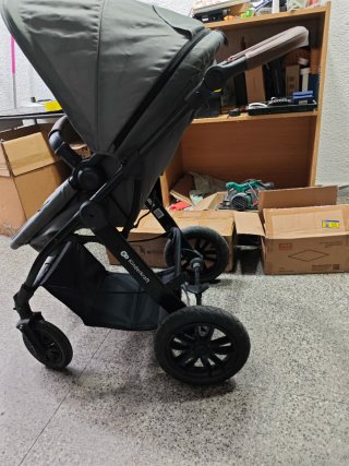 Carrito y Silla Coche Bebé Kinderkraft Gris