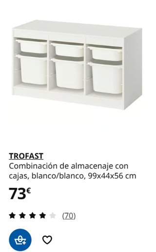 Urge Mueble organizador Ikea TROFAST blanco